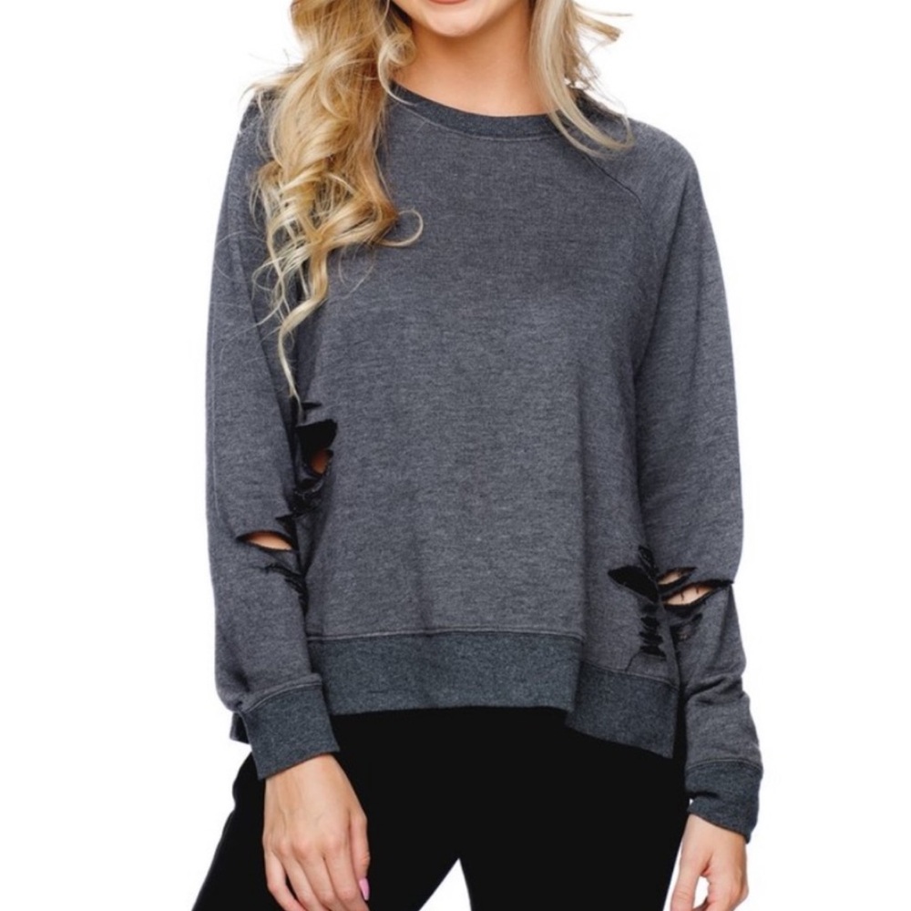 🔹Buddy Love Distressed Sweatshirt